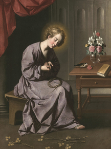Francisco de Zurbaran - The Child of the Thorn | Франсиско де Сурбаран