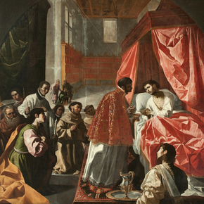 Francisco de Zurbaran - The Viaticum of Saint Bonaventure | Франсиско де Сурбаран