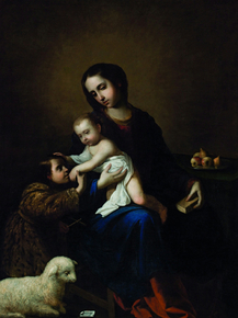 Francisco de Zurbaran - The Virgin and Child | Франсиско де Сурбаран