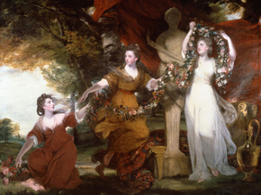 Joshua Reynolds - Three Ladies Adorning a Term of Hymen | Джошуа Рейнольдс