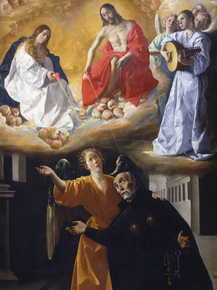 Francisco de Zurbaran - Vision del Beato Alonso Rodriguez | Франсиско де Сурбаран