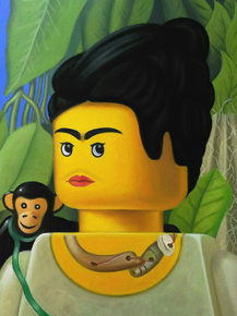 Lego Pictures | Лего Картины - Фрида Кало