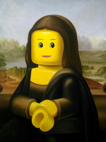 Lego Pictures | Лего Картины - Мона Лиза