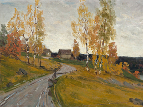 Fanny Churberg | Фанни Чурберг - Осенние березы