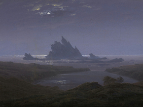 Caspar David Friedrich - Rocky Reef on the Seashore | Каспар Давид Фридрих
