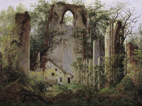 Caspar David Friedrich - Ruined Monastery of Eldena | Каспар Давид Фридрих