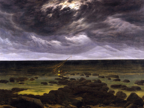Caspar David Friedrich - Sea coast at moonlight | Каспар Давид Фридрих