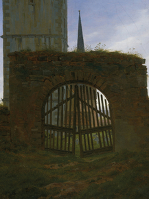 Caspar David Friedrich - The Cemetery Gate | Каспар Давид Фридрих