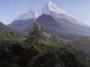 Caspar David Friedrich - The Watzmann | Каспар Давид Фридрих