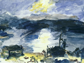 Lovis Corinth - Landscape Around Walchensee | Ловис Коринт