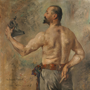 Lovis Corinth - Portrait of the Sculptor Friedrich | Ловис Коринт