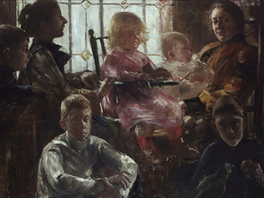 Lovis Corinth - The Family of the Painter Fritz Rumpf | Ловис Коринт