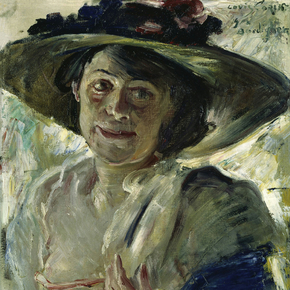 Lovis Corinth - Woman in Hat with Roses | Ловис Коринт