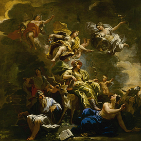 Luca Giordano - Allegory of Prudence | Лука Джордано
