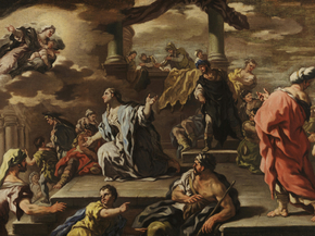 Luca Giordano - Apparition of Virgin Mary and Child | Лука Джордано