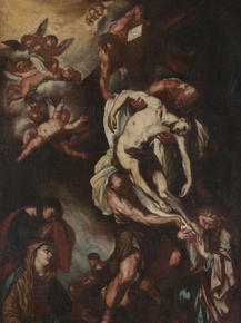 Luca Giordano - Boceto del Descendimiento de la cruz | Лука Джордано