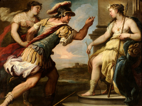 Luca Giordano - Cephalus and Procris Before Diana | Лука Джордано