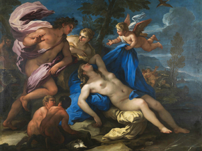 Luca Giordano - Paintings with mythological scenes | Лука Джордано