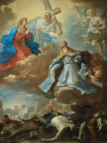 Luca Giordano - San Gennaro intercedes with Christ | Лука Джордано