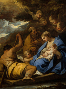 Luca Giordano - The Flight into Egypt | Лука Джордано