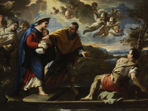 Luca Giordano - The Flight into Egypt | Лука Джордано
