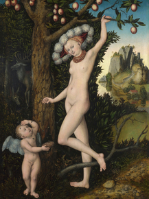 Lucas Cranach - Cupid complaining to Venus | Лукас Кранах