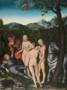 Lucas Cranach - The Judgement of Paris | Лукас Кранах