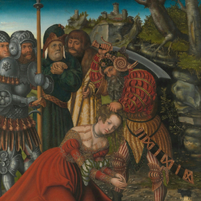 Lucas Cranach - The Martyrdom of Saint Barbara | Лукас Кранах
