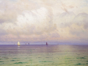 Николай Никанорович Дубовской - Море, Парусники, 1900