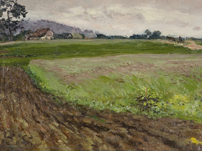 Николай Никанорович Дубовской - Сельский пейзаж, 1907