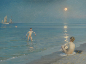 Peder Severin Kroyer - Boys Bathing at Skagen | Педер Северин Кройер