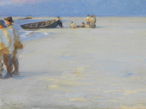 Peder Severin Kroyer - Fishermen on Skagen Nordstrand | Педер Северин Кройер