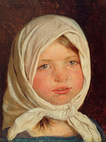 Peder Severin Kroyer - Little girl from Hornbaek | Педер Северин Кройер
