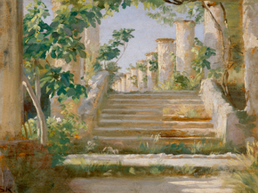 Peder Severin Kroyer - Loggia in Ravello | Педер Северин Кройер