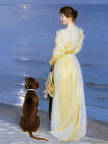 Peder Severin Kroyer - Summer evening at Skagen | Педер Северин Кройер