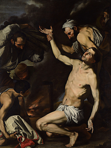 Jusepe de Ribera - Martyrdom of St Lawrence | Рибера, Хосе де