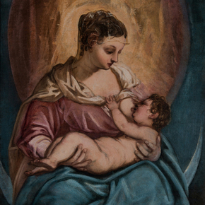 Tintoretto - Nursing Madonna, 1594 | Тинторетто