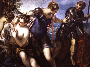 Tintoretto - Pallas Athena drives away Mars | Тинторетто