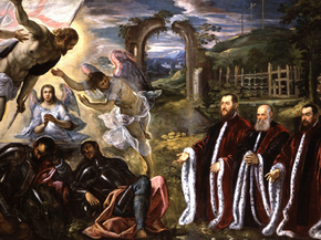 Tintoretto - The Risen Chirist and portraits | Тинторетто