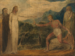 William Blake - Christ Giving Sight to Bartimaeus | Уильям Блейк