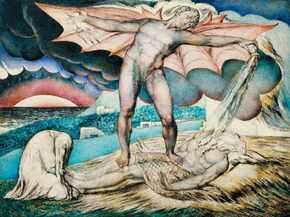 William Blake - Satan Smiting Job with Sore Boils | Уильям Блейк
