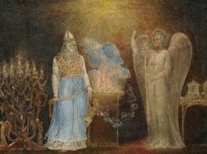 William Blake - The Angel Appearing to Zacharias | Уильям Блейк
