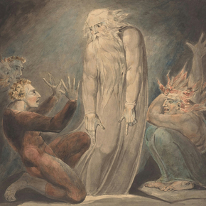 William Blake - The Ghost of Samuel Appearing to Saul | Уильям Блейк