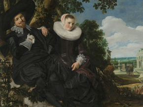 Frans Hals - A Couple, probably Isaac Abrahamsz Massa | Франс Халс