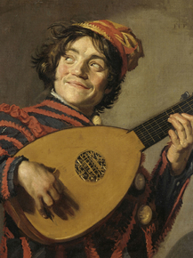 Frans Hals - Buffoon with a Lute | Франс Халс