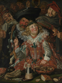 Frans Hals - Merrymakers at Shrovetide | Франс Халс