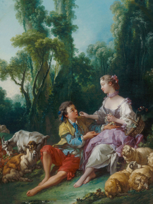 Francois Boucher - Are They Thinking about the Grape | Франсуа Буше Francois Boucher - Are They Thinking about the Grape | Франсуа Буше