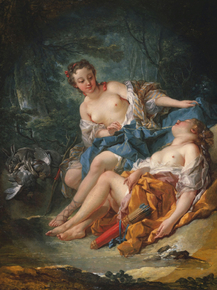 Francois Boucher - Companions of Diana | Франсуа Буше