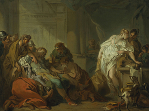 Francois Boucher - Death of Meleager | Франсуа Буше