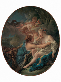 Francois Boucher - Jupiter in the Guise of Diana | Франсуа Буше Francois Boucher - Jupiter in the Guise of Diana | Франсуа Буше